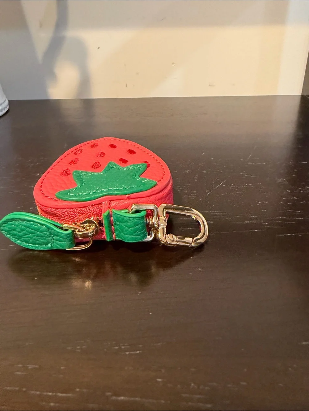 Strawberry Bag Charm Coin Purse Keychain